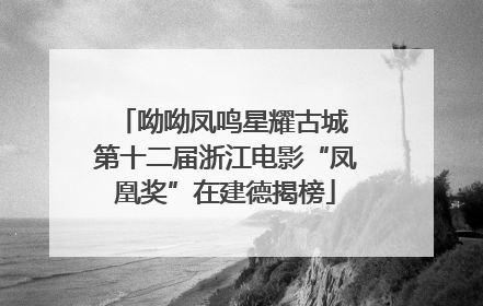 呦呦凤鸣星耀古城 第十二届浙江电影“凤凰奖”在建德揭榜